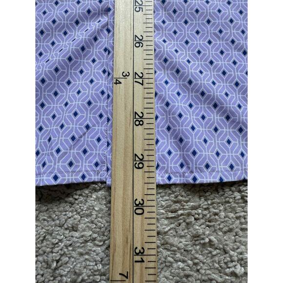 Johnston & Murphy XC4 Extreme Comfort Button-Down Shirt Purple Men's Size Small - Picture 8 of 8